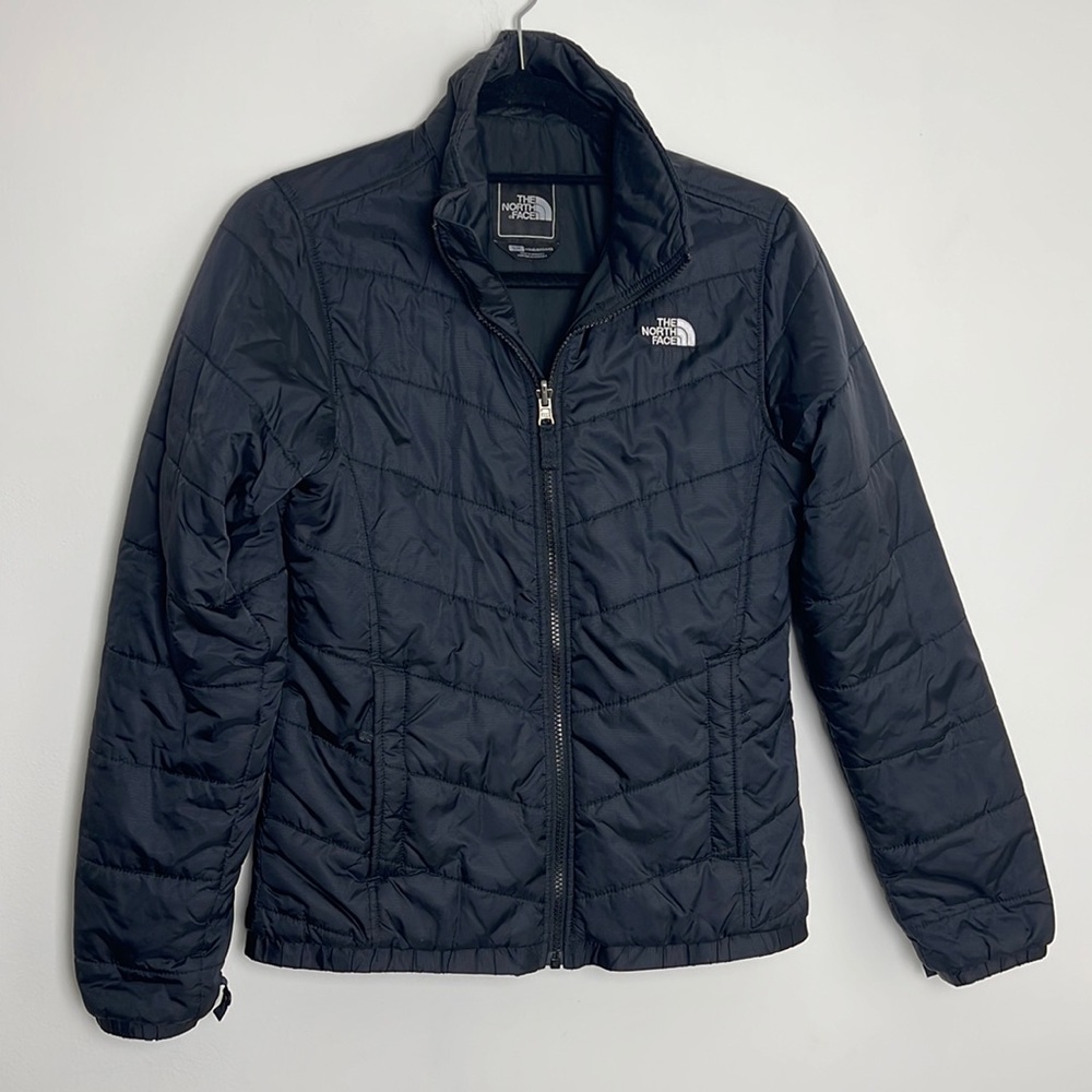 The North Face Two Layer Shell Jacket Black And W… - image 3